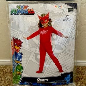 3T-4T PJ Masks’ Owlette Costume w/ bonus wings & light up mask!